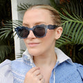 Dopamine-style Wave-shaped Sunglasses