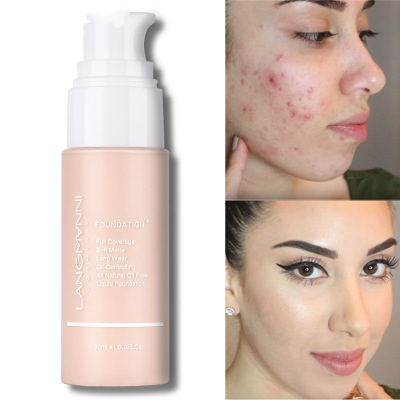 LANGMANNI Liquid Foundation Oil Control Concealer