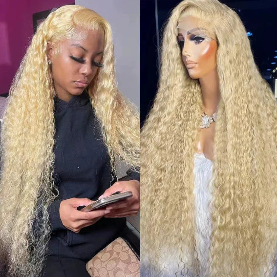 European And American Ladies Front Lace Synthetic Wigs