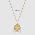 Compass Hip Hop Necklace