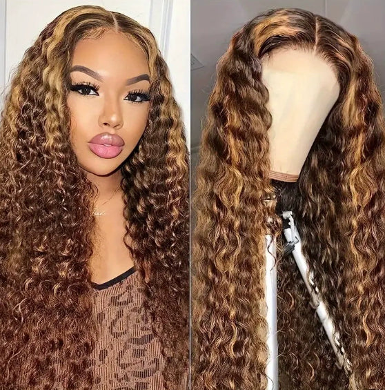 European And American Ladies Front Lace Synthetic Wigs